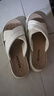 木林森舒适凉拖女夏季外穿女鞋拖鞋女时装拖鞋女沙滩拖鞋女 米 36  实拍图