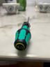 维拉（WERA）进口一字型螺丝刀335德国平口防滑起子硬化刀头穿心改锥接线端子 【0.8x4.0x150】激光蚀刻刀头 实拍图