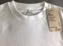 无印良品（MUJI）女式 双罗纹编织 圆领长袖T恤打底衫女款内搭早春新品 BBC32A4S 白色 M (160/84A) 晒单实拍图