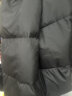 阿迪达斯（adidas）男女情侣装长款羽绒服冬季新款连帽厚运动服过膝保暖防风外套 黑色/情侣款/2025新款 L 实拍图