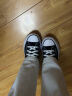 匡威（Converse）RunStarHike 黑白熊猫 高帮厚底增高帆布运动鞋情侣休闲鞋男女鞋 166800C 黑色 35.5 /3.5 实拍图