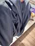 舒雅（Schiesser）父亲节男女情侣款睡衣棉莫代尔翻领长袖长裤家居服套装E5/20052H 男E5/20052H蓝灰色7904 XL 实拍图