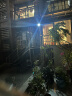 烁室（SUOSHI）太阳能灯路灯户外照明灯LED家用防水一拖一、一拖二太阳能庭院灯 聚光款500W-照约100平-光控+遥控 实拍图