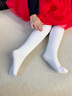 艾舞戈儿童舞蹈袜女童秋冬加绒连裤袜舞蹈练功专用袜子宝宝打底袜 【900D】白色-加绒 M码 (身高110-125cm) 实拍图