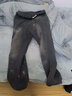 迪伽达牛仔裤男装欧美vibe高街潮流ins美式复古痞帅直筒长裤子男士 TYFS- Y9040黑色 2XL 【125-140斤】 实拍图