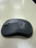 罗技（Logitech）M220 轻音鼠标 无线鼠标 办公鼠标 对称鼠标 带无线微型接收器 灰黑色 实拍图