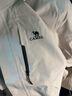 骆驼（CAMEL）户外冲锋衣三合一可拆防水登山服3514浅卡其,男女款XXXL 实拍图
