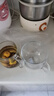 乐美雅 钢化玻璃杯泡茶杯牛奶杯微波炉水杯家用带把耐热茶杯早餐麦片杯 罗凯+玻璃盖+木柄勺500ml1只 实拍图