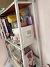 耐家（Naijia）书架置物架落地卧室家用多层储物铁艺收纳展示客厅梯形架子 【五层层间加高】白色-50cm 实拍图