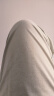 红豆居家睡衣女棉夏季薄款短袖长裤女士家居服白杨绿165/88A 实拍图