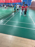 李宁（LI-NING）羽毛球服套装成人专业比赛运动服速干短袖圆领训练排汗团购印字 男子/红色上衣/黑色短裤 套装 2XL 实拍图