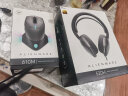 外星人（Alienware）610M+520H 鼠标耳机套装（无线游戏鼠标 电竞耳机）RGB高端电竞外设 送男友 送女友 黑色 实拍图