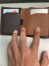 Bellroy澳洲Note Sleeve极简短夹男士皮夹时尚礼物超薄简约钱包 深咖色（防盗刷） 实拍图