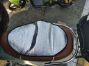华能麒电动车坐垫套防晒防水电瓶车坐垫套通用电车座套踏板车摩托车坐垫 电瓶车隔热垫 实拍图