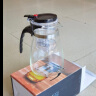 heisou 1L大容量耐热玻璃茶壶飘逸杯 按压式可拆洗内胆 带过滤茶 KC200 实拍图