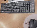 罗技（Logitech）MK235 键鼠套装 无线键鼠套装 办公键鼠套装  防泼溅防指纹 全尺寸 带无线2.4G接收器 黑 实拍图