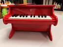德国hape儿童钢琴木质机械钢琴玩具早教启智儿童音乐启蒙玩具小钢琴25键钢琴新年生日六一儿童节礼物 25键钢琴-红色E8466 实拍图
