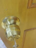 梅花（BLOSSOM）球形锁木门锁 防水铜锁房门锁家用室内门锁通用型5831铜 实拍图
