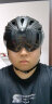 ROCKBROS大码自行车头盔带风镜加宽加大骑行头盔男女公路车安全帽  钛色 实拍图