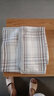 知麻坊100%纯亚麻枕巾加厚透气吸汗一对2条装双面用四季格子枕头巾加大 双经双纬枕巾一对装50×80cm 实拍图