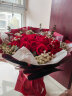 初卉（C·hui）鲜花同城配送玫瑰花鲜花花束生日礼物鲜花速递全国花店送花上门 F款-33朵红玫瑰花束-浓浓爱意 鲜花 实拍图