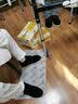 同升和【纯手工棉花保暖棉鞋】冬季加厚灯芯绒老北京官方千层底高帮男鞋 黑色 39 实拍图