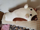 捉趣（ZHUOQU）猫咪抱枕公仔毛绒玩具女孩长条玩偶冰丝睡觉夹腿抱枕女生生日礼物 三花色【独立内胆】 全长约90cm 实拍图