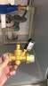 一靓2025PPR管铜自来水减压阀家用净水稳压热水器调节恒压阀4分pe接头 6分 PPR25 DN20【带压力表】灰色 实拍图