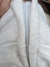 吉闲 卫衣女春秋款2024新款辣妹拉链连帽开衫百搭时尚纯欲风薄款外套 白灰【加绒款】 XL 实拍图