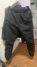 西克米里棉裤男外穿冬季防风防水男士羊羔绒保暖裤加绒加厚休闲运动裤子 373黑色束脚素色款 XL（105-130斤） 实拍图