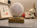 如初磁悬浮月球灯月亮灯送男女友生日礼物实用氛围小夜灯高级乔迁之喜 仿木纹浅色底插电款 [14cm月球] 实拍图