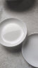 斯凯绨（Sky Top）陶瓷盘子骨瓷碟子零食小吃碟家用酒店餐具纯白5英寸月光盘6件套装 实拍图