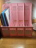 西玛（SIMAA）文件框莫兰迪桌面办公室多层档案报告书籍学生书立文件栏筐收纳盒塑料收纳 樱花粉6324 实拍图