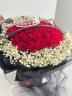 琐拉鲜花速递红玫瑰花束求婚生日礼物送女友全国同城花店配送 52朵红玫瑰花束—女神款 实拍图
