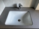 科勒（KOHLER）台盆方形台下面盆拉蒂纳浴室卫生间洗手盆洗脸盆 K-2214T（18寸） 晒单实拍图