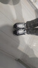 斯凯奇（Skechers）女鞋春秋2025新款经典熊猫鞋轻便运动鞋休闲鞋厚底增高老爹鞋女 黑色/白色-BKW/女 38 实拍图
