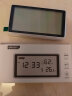 得力（deli）温度计室内温湿度计高精度家用时钟大屏幕宝宝房干湿度电子式时钟 数显时钟温湿度仪DL336001 实拍图