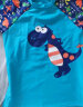 佑游儿童泳衣泳裤套装分体大中小童恐龙泳衣套装38228蓝色恐龙 L 实拍图