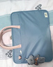 必优美 笔记本电脑包13/14英寸手提包女生可爱适用苹果小米联想华为华硕戴尔轻薄防泼水内胆包 配小熊粉蓝色 实拍图