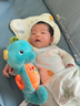费雪（Fisher-Price）新生安抚启智玩具声光安抚小海马哄睡陪玩好伙伴感官满月玩具礼物 新版海马-蓝色GCK71 实拍图