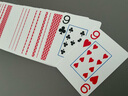 Bee小蜜蜂娱乐专用塑料德州扑克大字宽牌PVC防水耐用进口红色PLC-317 实拍图