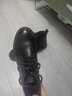 七匹狼马丁靴男款秋冬真皮高帮男鞋加绒英伦风户外工装鞋头层牛皮靴子男 黑色（真皮） 39 （尺码偏大） 实拍图