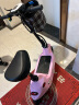 茗育2023新款小海豚电动车平衡车滑板车迷你折叠车小巧女士自行车 粉色 24v8Ah有刷助力约20-30里 实拍图