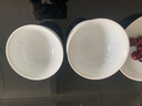 景德故事景德镇陶瓷米饭碗家用餐具碗4.5英寸中式玲珑瓷饭碗汤碗10只套装 实拍图