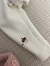 巴拉巴拉宝宝长裤女童婴儿裤子秋冬休闲裤儿童打底裤加绒男童 奶白10501 80cm 实拍图