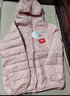 鸭鸭（YAYA）儿童羽绒服轻薄男女童装秋冬男童小童中大童轻便冬装外套D 粉色 160 实拍图