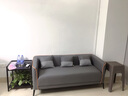 华莱德简约现代科技布艺沙发小户型客厅双人出租房卧室公寓三人简易网红 浅灰色 双人座(加乳胶层) 实拍图