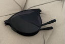 米微乐游Feliztrip太阳眼镜墨镜超轻可折叠无螺丝宝丽来偏光镜片TR-G520 酷炫黑 实拍图