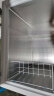 海尔冰柜家用冷柜一级能效节能速冻小冰柜冷藏冷冻两用商用冷冻柜减霜非无霜省电200升300升 带脚轮带框子丨冻280斤肉 200L 实拍图