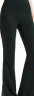 蕉下（beneunder）高弹微喇裤休闲裤女修身显瘦透气裤子喇叭阔腿裤EL23123漫暮黑M 实拍图